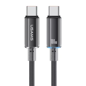 Cable Usams USB-C USB-C US-j660 Negro