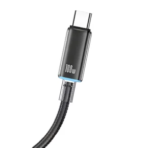 Cable Usams USB-C a USB-C US-J660 Negro